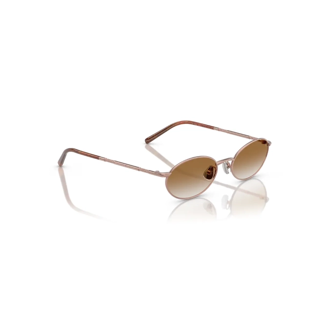 Óculos de Sol Brunello Cucinelli 0BC2006ST 5007GQ51 Titânio Rose com lentes na cor Marrom Degradê 3