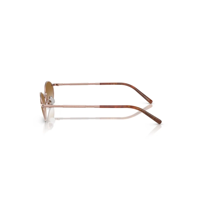 Óculos de Sol Brunello Cucinelli 0BC2006ST 5007GQ51 Titânio Rose com lentes na cor Marrom Degradê 4