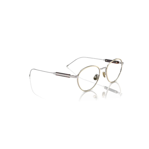 Óculos de Grau Brunello Cucinelli 0BC1003T 5009 50 Titânio Dourado e Prata