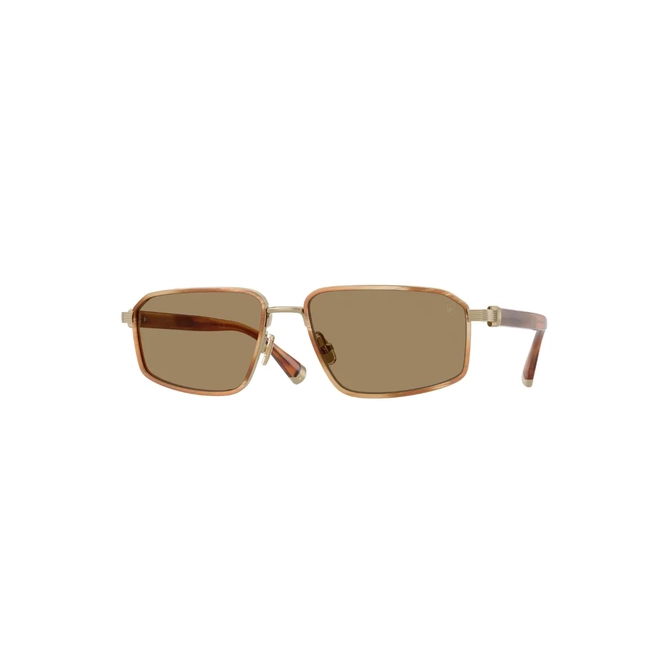 Óculos de Sol Brunello Cucinelli Jarama 0BC2009ST 50025358 Titânio Marrom Mesclado com lentes na cor Marrom 1