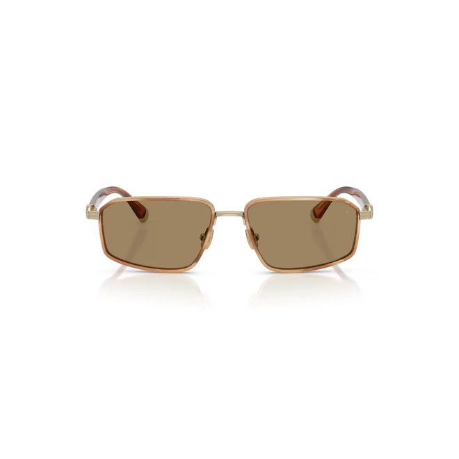 Óculos de Sol Brunello Cucinelli Jarama 0BC2009ST 50025358 Titânio Marrom Mesclado com lentes na cor Marrom 2