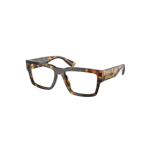 Óculos de Grau Miu Miu 0MU 02XV VAU1O154 Acetato Marrom Mesclado