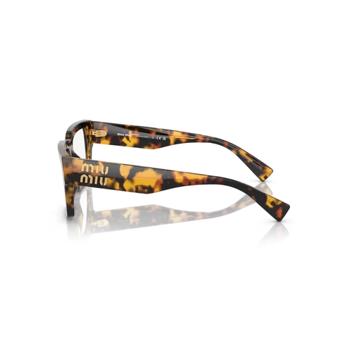 Óculos de Grau Miu Miu 0MU 02XV VAU1O154 Acetato Marrom Mesclado