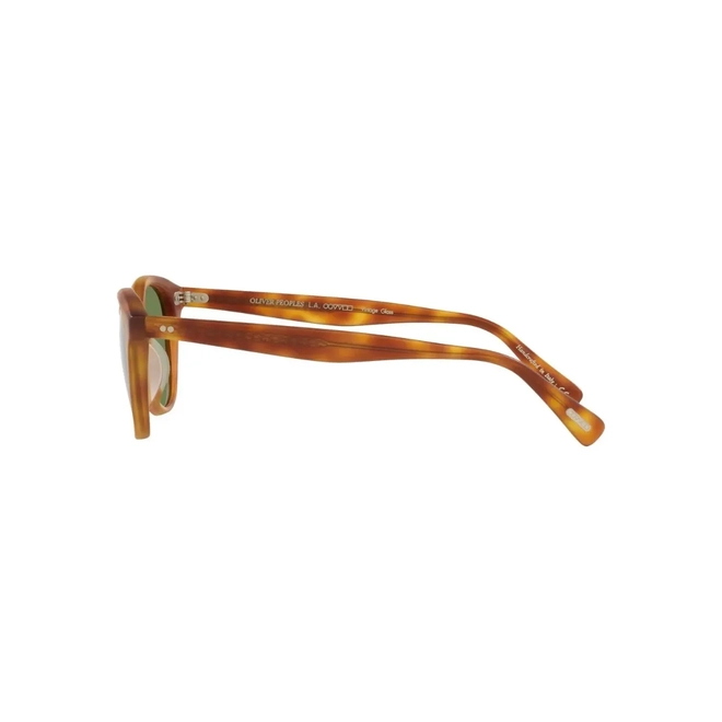 Óculos de Sol Oliver Peoples 0OV5454SU 14834E50 Acetato Marrom Mesclado com lentes na cor Verde 3