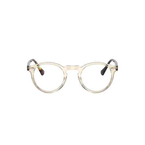 Óculos de Grau Oliver Peoples Gregory Peck 0OV5186 1485 50 Acetato Transparente com Marrom Mesclado