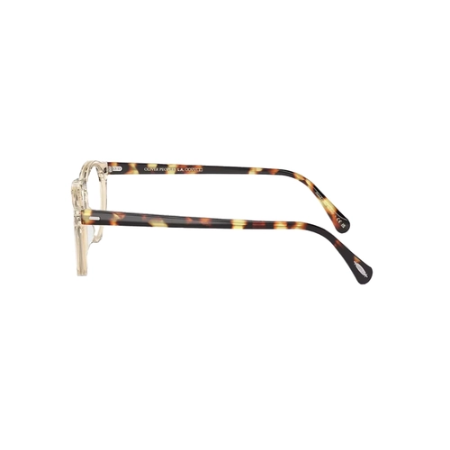 Óculos de Grau Oliver Peoples Gregory Peck 0OV5186 1485 50 Acetato Transparente com Marrom Mesclado