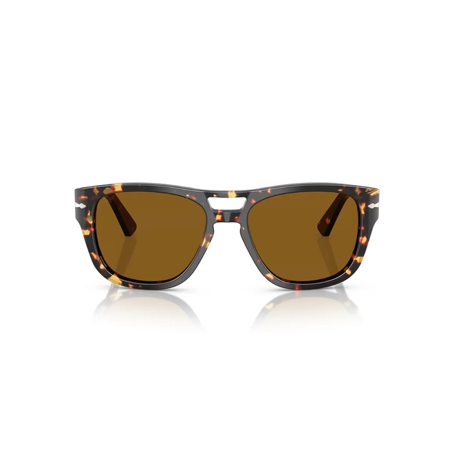 Óculos de Sol Persol 0PO3366S 985/3358 Acetato Marrom Mesclado com lentes na cor Marrom 2
