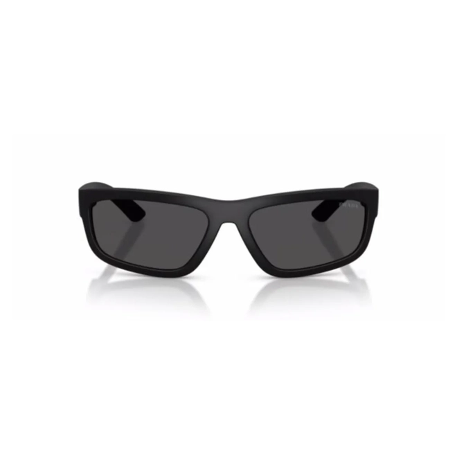 Óculos de Sol Prada Linea Rossa 0PS 05ZS DG006F59 Acetato Preto com lentes na cor Cinza Escuro 2