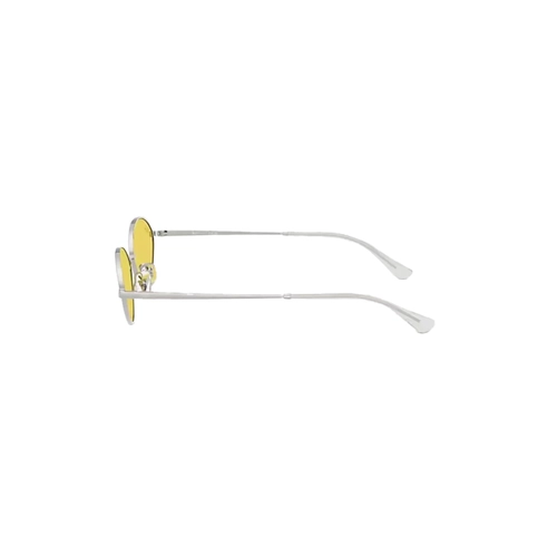 Óculos de Sol Ray-Ban Kai 0RB3757 003/6D56 Metal Prata com lentes na cor Amarelo