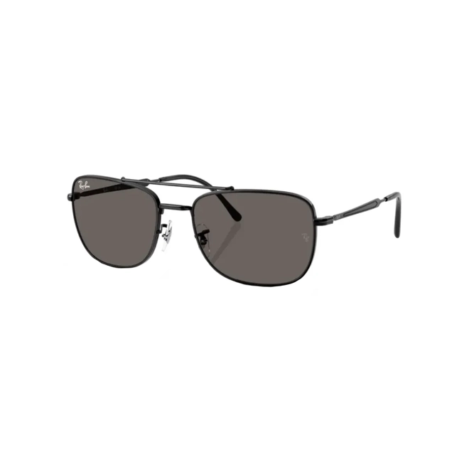 Óculos de Sol Ray-Ban 0RB3755 002/B162 Metal Preto com lentes na cor Cinza 1