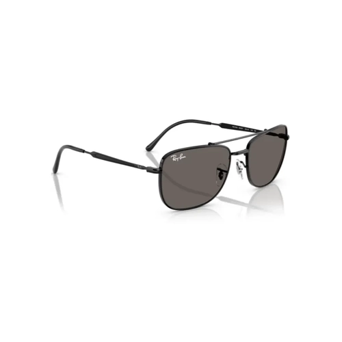 Óculos de Sol Ray-Ban 0RB3755 002/B162 Metal Preto com lentes na cor Cinza