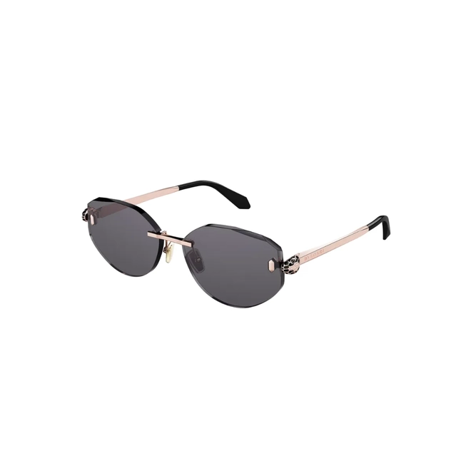 Óculos de Sol Bvlgari BV40059U_5828A Metal Dourado com lentes na cor Cinza 1