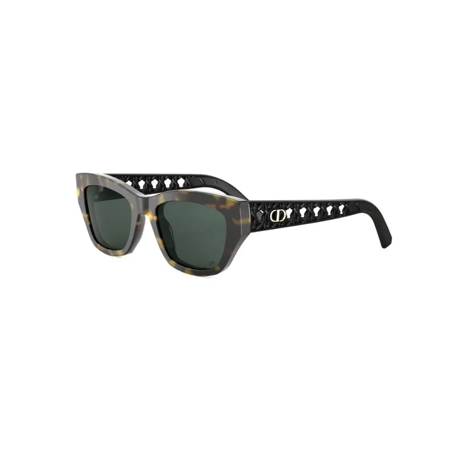 Óculos de Sol Christian Dior VeryDior S2I CD40181I_5352N Acetato Marrom Mesclado com lentes na cor Verde 1