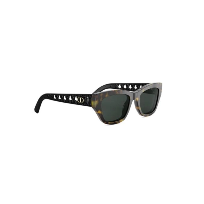 Óculos de Sol Christian Dior VeryDior S2I CD40181I_5352N Acetato Marrom Mesclado com lentes na cor Verde 3