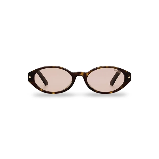 Óculos de Sol Christian Dior DiorPacific R1I CD40204I_5252Y Acetato Marrom Mesclado com lentes na cor Marrom 2