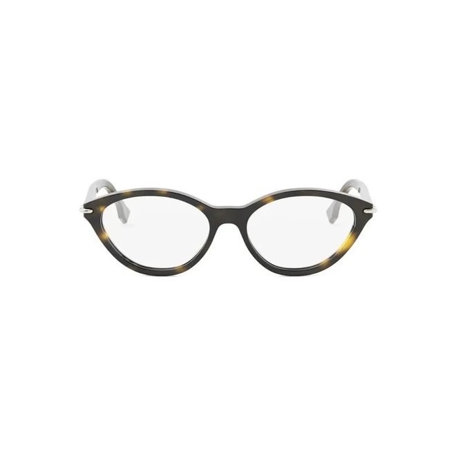Óculos de Grau Fendi Selleria FE50126I_53052 Acetato Marrom Mesclado 2