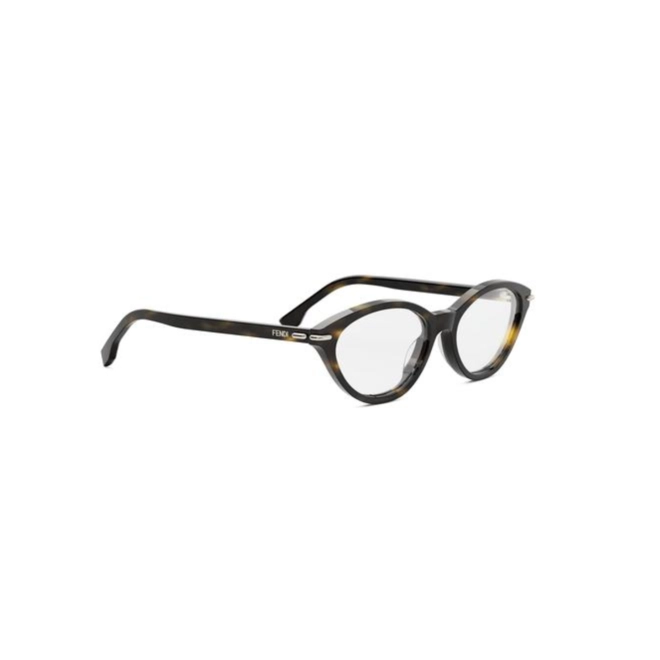 Óculos de Grau Fendi Selleria FE50126I_53052 Acetato Marrom Mesclado 3