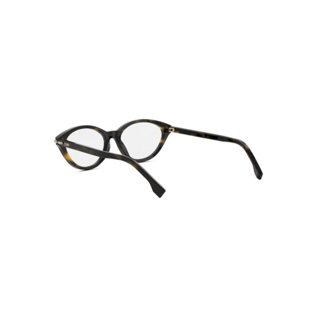 Óculos de Grau Fendi Selleria FE50126I_53052 Acetato Marrom Mesclado 5