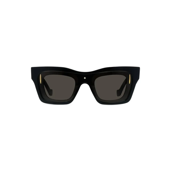 Óculos de Sol Loewe LW40169I_5401E Acetato Preto com lentes na cor Marrom 2