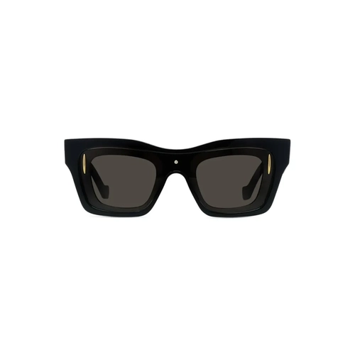 Óculos de Sol Loewe LW40169I_5401E Acetato Preto com lentes na cor Marrom