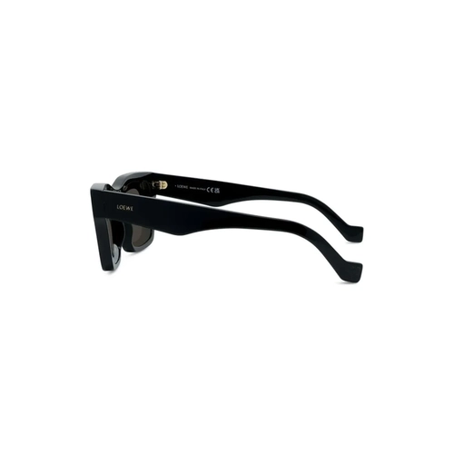 Óculos de Sol Loewe LW40169I_5401E Acetato Preto com lentes na cor Marrom