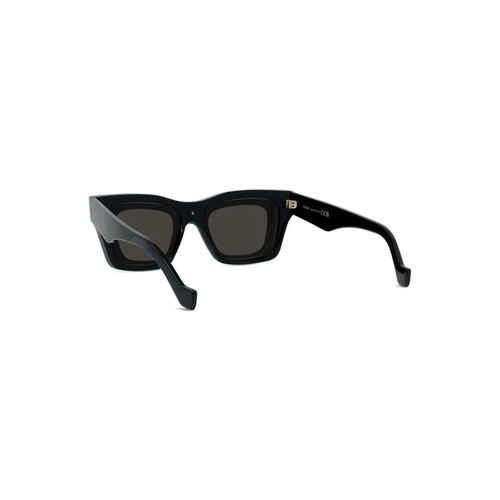 Óculos de Sol Loewe LW40169I_5401E Acetato Preto com lentes na cor Marrom