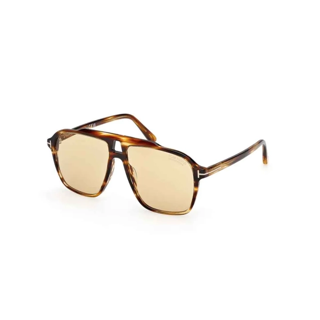 Óculos de Sol Tom Ford FT1209_5656E Acetato Marrom Mesclado com lentes na cor Marrom Fotocromático 1