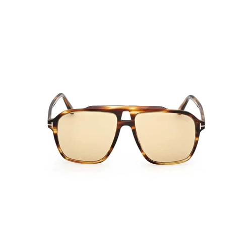 Óculos de Sol Tom Ford FT1209_5656E Acetato Marrom Mesclado com lentes na cor Marrom Fotocromático