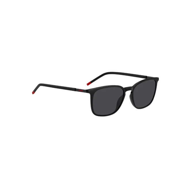 Óculos de Sol Hugo Boss HG 1268/S 807 54IR Acetato Preto com lentes na cor Cinza 3