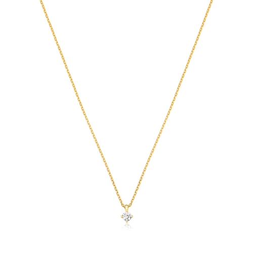 Gargantilha Infinity Diamonds 1 ouro 18k ponto de luz de 10pts de Diamantes