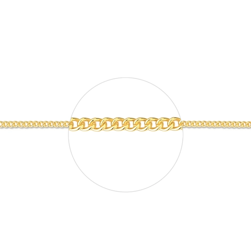 Corrente For me elo Groumet prata 925 banho dourado 45CM