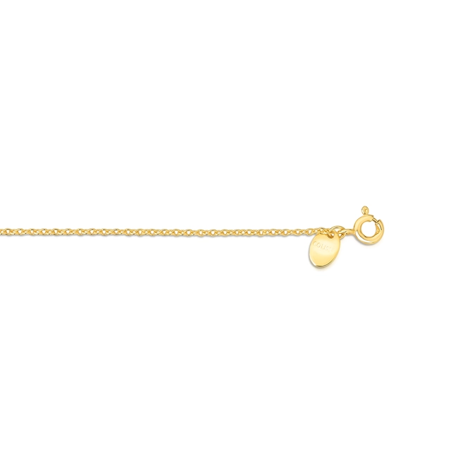Corrente For me elo Cadeado prata 925 banho dourado 45CM 4