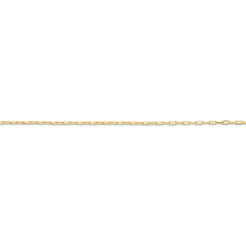 Corrente elo Cadeado ouro 18k elo longo polida 40CM