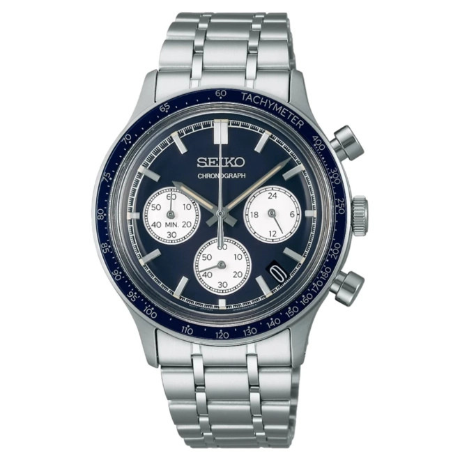 Relógio Seiko Cronógrafo Sport Masculino - SSB477B1 D1SX Azul 1