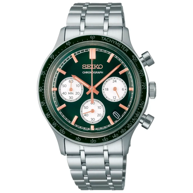 Relógio Seiko Cronógrafo Sport Masculino - SSB481B1 E1SX Verde 1