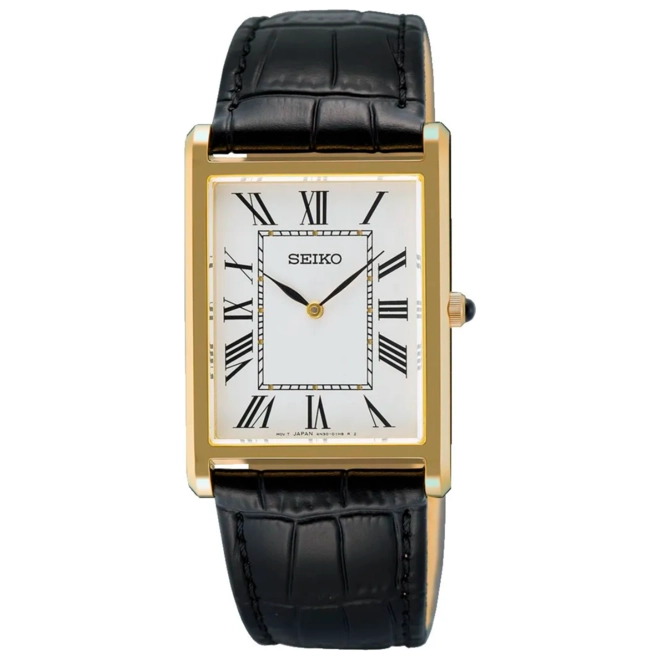 Relógio Seiko Tank Masculino - SWR104B1 B3PX Branco 1