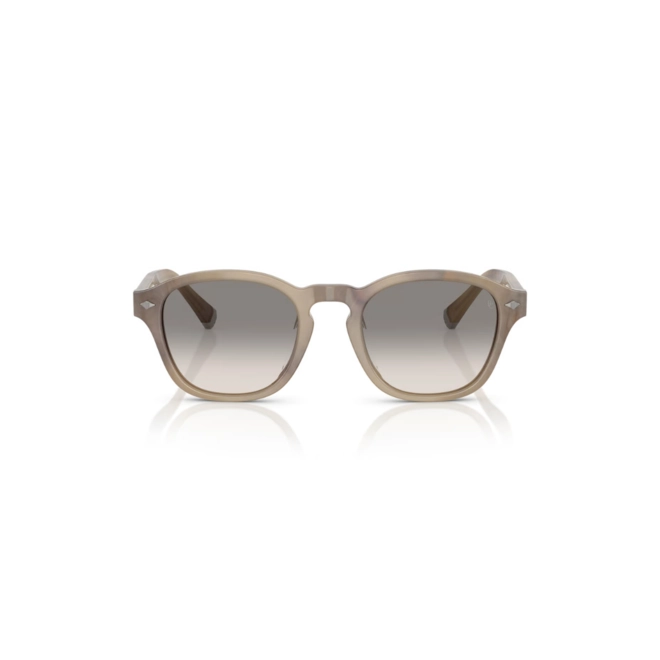 Óculos de Sol Brunello Cucinelli 0BC4006S 10093250 Acetato Bege com lentes na cor Cinza Degradê 2