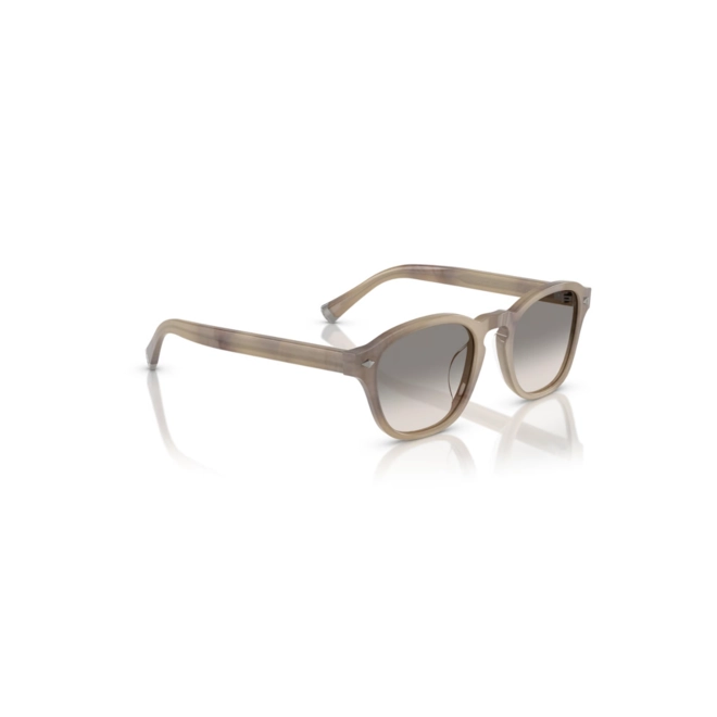 Óculos de Sol Brunello Cucinelli 0BC4006S 10093250 Acetato Bege com lentes na cor Cinza Degradê 3