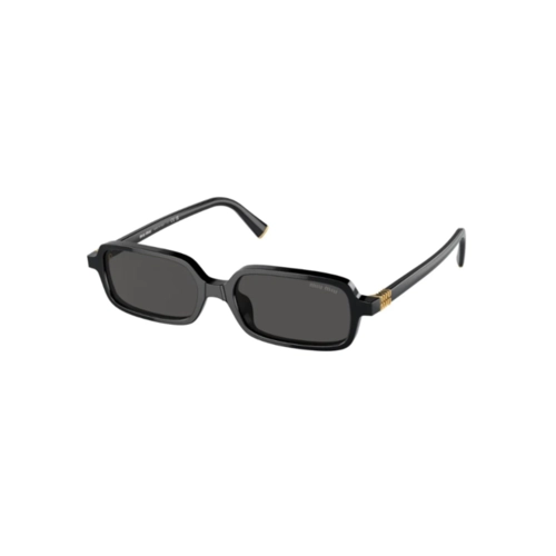 Óculos de Sol Miu Miu 0MU 11ZS 16K5S051 Acetato Preto com lentes na cor Cinza