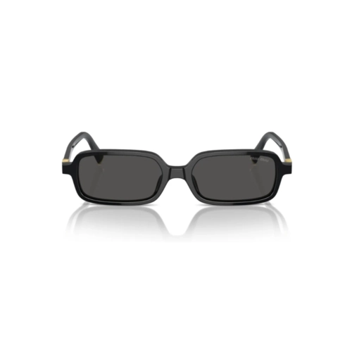 Óculos de Sol Miu Miu 0MU 11ZS 16K5S051 Acetato Preto com lentes na cor Cinza