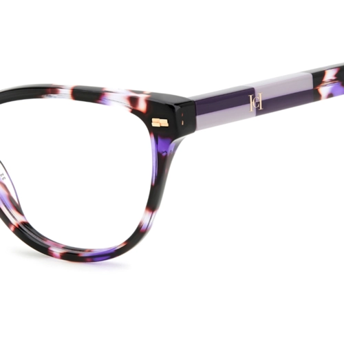 Óculos de Grau Carolina Herrera HER 0190 YJM 5215 R Acetato Roxo Mesclado