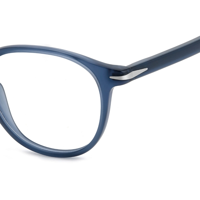 Óculos de Grau David Beckham DB 1018 FLL 4920 R Acetato Azul Fosco 4