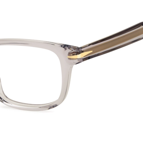 Óculos de Grau David Beckham DB 7141/F KB7 5119 R Acetato Cinza Transparente