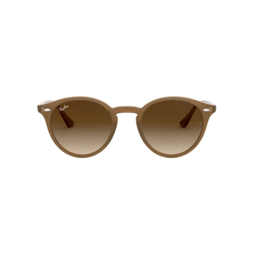 Óculos de Sol Ray-Ban 0RB2180 61661349 Acetato Marrom Claro com lentes na cor Marrom Degradê