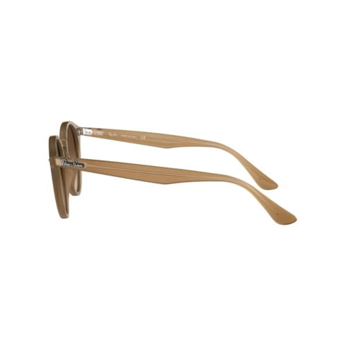 Óculos de Sol Ray-Ban 0RB2180 61661349 Acetato Marrom Claro com lentes na cor Marrom Degradê