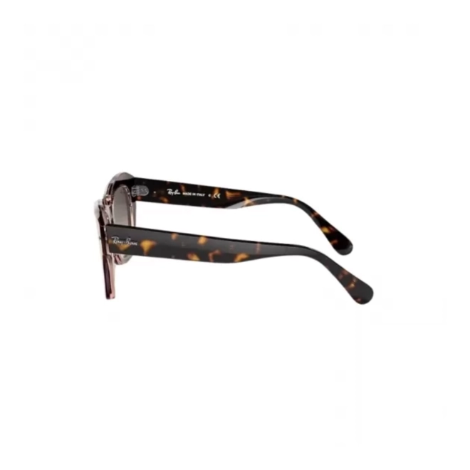 Óculos de Sol Ray-Ban State Steet 0RB2186 1324BG52 Acetato Marrom Mesclado com lentes na cor Marrom e Azul Degradê 3
