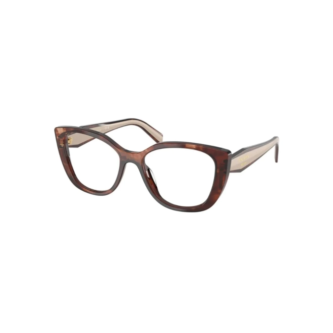 Óculos de Grau Prada 0PR B04V 07R1O153 Acetato Marrom Mesclado 1