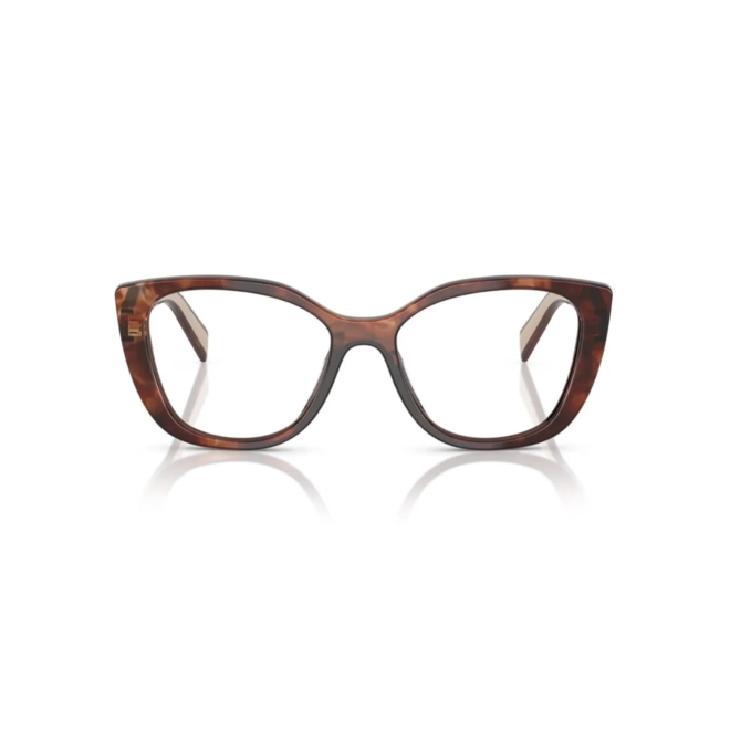Óculos de Grau Prada 0PR B04V 07R1O153 Acetato Marrom Mesclado 2