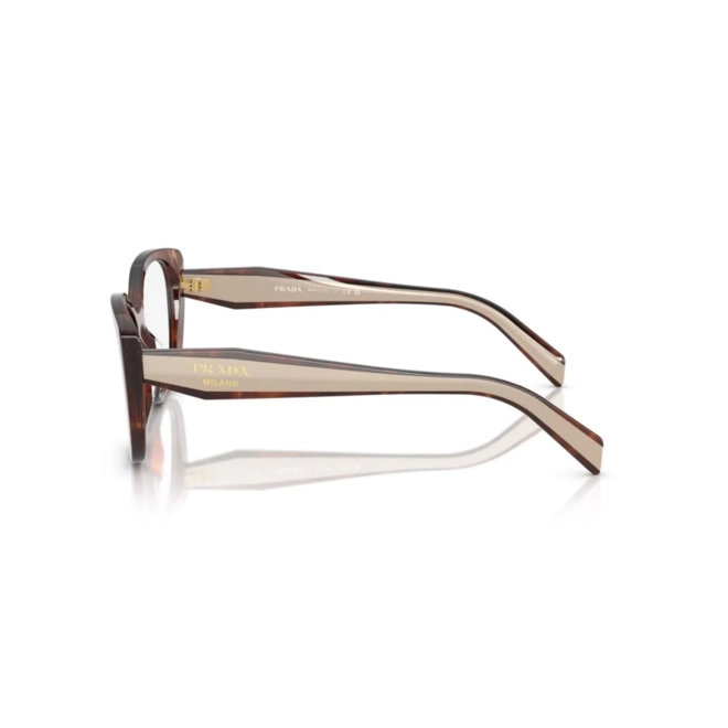 Óculos de Grau Prada 0PR B04V 07R1O153 Acetato Marrom Mesclado 3