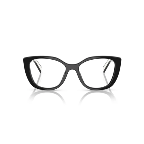 Óculos de Grau Prada 0PR B04V 16K1O153 Acetato Preto e Branco